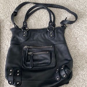 Linea Pelle Dylan Black Crossover Bag